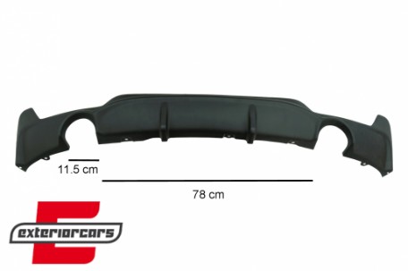 Difuzor zraka M-Performance dizajn (mat crna) / BMW serije 4 F32 F33 F36 (2013-2019), RDBMF32MPDSO