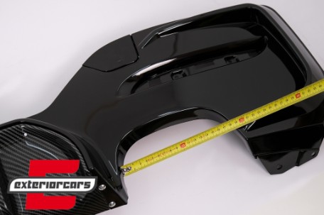 Difuzor zraka M-Performance dizajn (piano crna/carbon) / BMW serije 1 F20 F21 LCI (2015-06.2019), RDBMF20MPDOPBMC