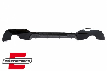 Difuzor zraka M-Performance dizajn (piano crna/carbon) / BMW serije 3 G20 G28 limuzina G21 karavan (2018-2022), RDBMG20MPDSOCPB