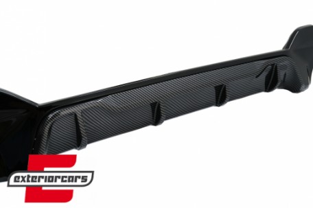 Difuzor zraka M340i M look (piano crna/carbon) / BMW serije 3 G20 G28 limuzina G21 karavan (2018-06.2022), RDBMG20MPCFBT