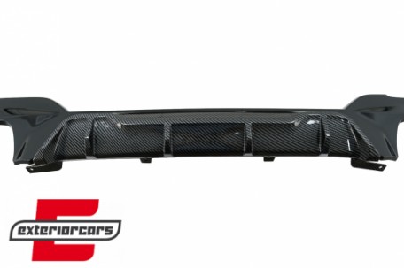 Difuzor zraka M340i M look (piano crna/carbon) / BMW serije 3 G20 G28 limuzina G21 karavan (2018-06.2022), RDBMG20MPCFBT