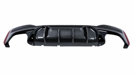 Difuzor zraka M5 dizajn (piano crna/carbon) / BMW serije 5 G30 G31 limuzina karavan (2017-2024), RDBMG30M5D