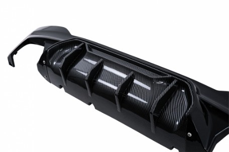 Difuzor zraka M5 dizajn (piano crna/carbon) / BMW serije 5 G30 G31 limuzina karavan (2017-2024), RDBMG30M5D