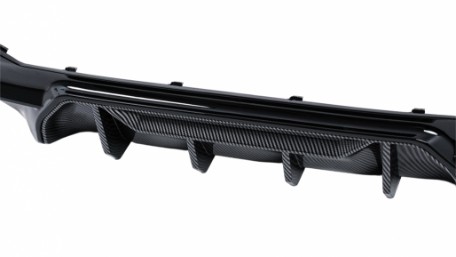 Difuzor zraka M5 dizajn (piano crna/carbon) / BMW serije 5 G30 G31 limuzina karavan (2017-2024), RDBMG30M5D