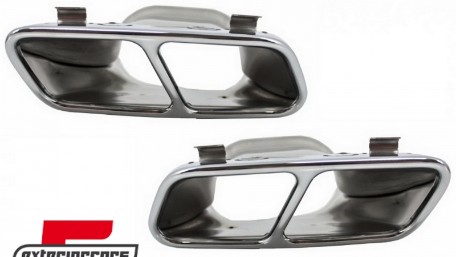Difuzor zraka & nastavci auspuha A45 AMG dizajn (Carbon look) / Mercedes A-klasa W176 (2013-2018), CORDMBW176FCFA45C