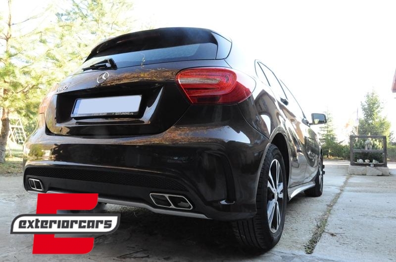 Difuzor zraka & nastavci auspuha A45 AMG dizajn / Mercedes A-klasa W176 (2012-2018), RDMBW176AMG