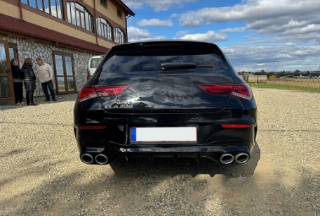 Difuzor zraka & nastavci auspuha Aero paket CLA45S dizajn / Mercedes CLA X118 Shooting Brake C118 Coupe Sport Line (2019-2025), 40018