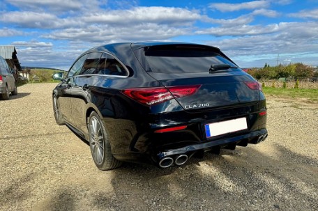 Difuzor zraka & nastavci auspuha Aero paket CLA45S dizajn / Mercedes CLA X118 Shooting Brake C118 Coupe Sport Line (2019-2025), 40018