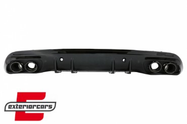 Difuzor zraka & nastavci auspuha C43 AMG dizajn Night paket / Mercedes C-klasa W205 S205 Sport Line (2014-2020), RDMBW205C43B