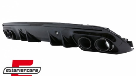 Difuzor zraka & nastavci auspuha C43 AMG dizajn Night paket / Mercedes C-klasa W205 S205 Sport Line (2014-2020), RDMBW205C43B