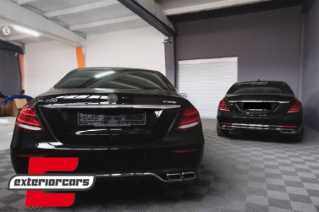 Difuzor zraka & nastavci auspuha C63 AMG dizajn / Mercedes C-klasa W205 S205 (2014-2018), CORDMBW205C