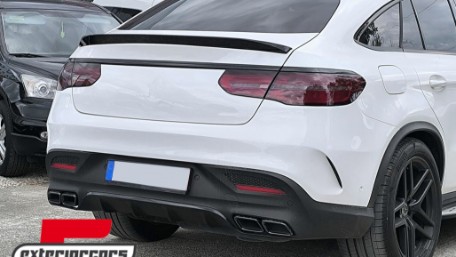 Difuzor zraka & nastavci auspuha C63 AMG dizajn / Mercedes C-klasa W205 S205 (2014-2020), CORDMBW205AMGTYBWOL