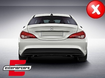 Difuzor zraka & nastavci auspuha CLA45 AMG dizajn (Carbon look) / Mercedes CLA W117 (2013-2018), CORDMBW117FCFTYC