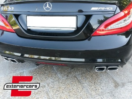 Difuzor zraka & nastavci auspuha CLS63 AMG dizajn / Mercedes CLS limuzina W218 (2011-2017), CORDMBW218AMGTY