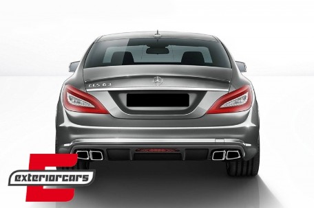 Difuzor zraka & nastavci auspuha CLS63 AMG dizajn / Mercedes W218 CLS limuzina (2011-2017), CORDMBW218AMGTYNB