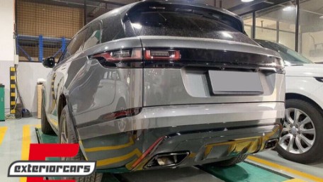 Difuzor zraka & nastavci auspuha Dynamic look (piano crna) / Land Range Rover Velar SUV L560 (2017-), RDRRVL560PB