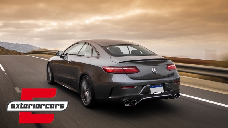 Difuzor zraka & nastavci auspuha E53 AMG dizajn / Mercedes E-klasa C238 Coupe A238 Cabrio AMG Sport Line (2016-2023), RDMBC238E53