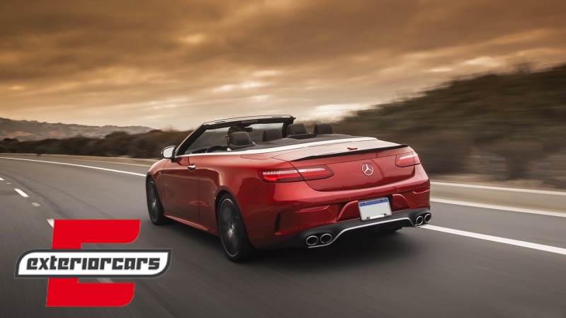 Difuzor zraka & nastavci auspuha E53 AMG dizajn / Mercedes E-klasa C238 Coupe A238 Cabrio AMG Sport Line (2016-2023), RDMBC238E53