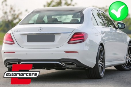 Difuzor zraka & nastavci auspuha E53 AMG dizajn / Mercedes E-klasa W213 Sport Line (2016-2019), RDMBW213E53