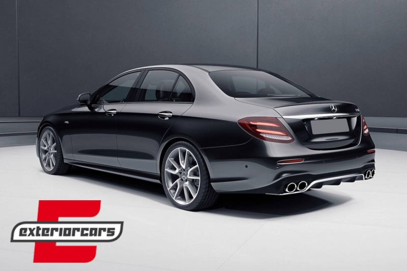 Difuzor zraka & nastavci auspuha E53 AMG dizajn / Mercedes E-klasa W213 Sport Line (2016-2019), RDMBW213E53