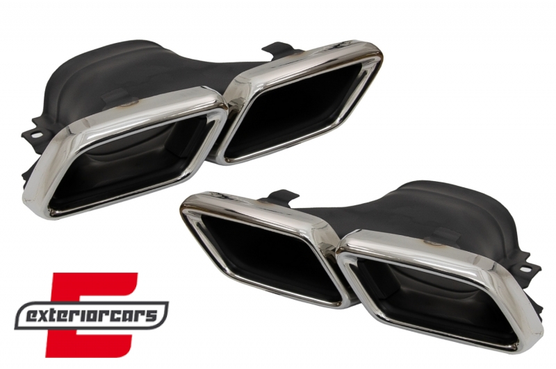 Difuzor zraka & nastavci auspuha E63 AMG dizajn (Chrome Edition) / Mercedes E-klasa W213 AMG Line (2016-2019), CORDMBW213C