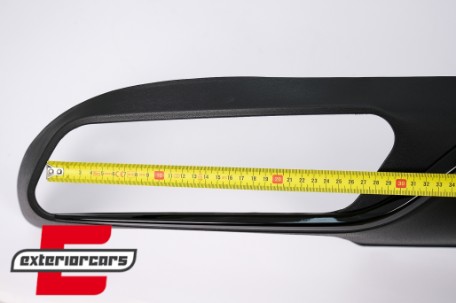 Difuzor zraka & nastavci auspuha E63 AMG dizajn (chrome) / Mercedes E-klasa W213 S213 Standard (2016-2019), CORDMBW213ANCPB