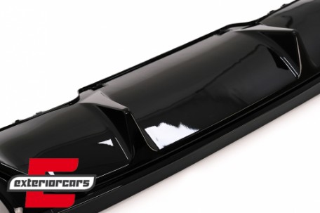 Difuzor zraka & nastavci auspuha E63 AMG dizajn (crna) / Mercedes E-klasa W213 S213 Standard (2016-2019), RDMBW213FAMGNB
