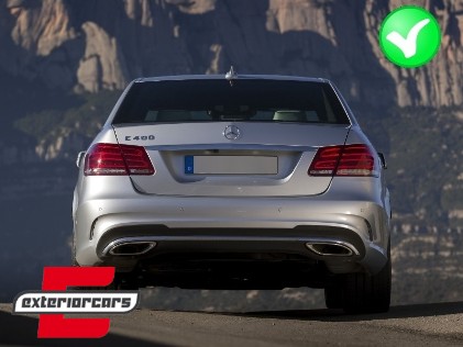Difuzor zraka & nastavci auspuha E63 AMG dizajn / Mercedes E-klasa W212 S212 Facelift (2013-2016), 40021