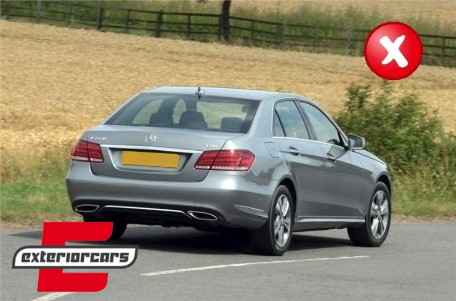 Difuzor zraka & nastavci auspuha E63 AMG dizajn / Mercedes E-klasa W212 S212 Facelift (2013-2016), 40021
