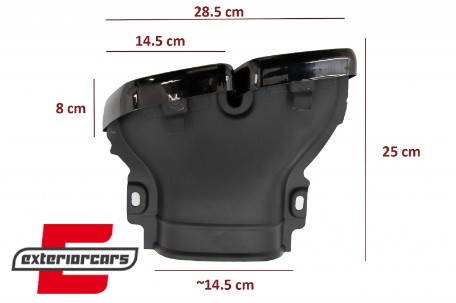 Difuzor zraka & nastavci auspuha E63 AMG dizajn / Mercedes E-klasa W213 AMG Line (2016-2019), CORDMBW213CTYB