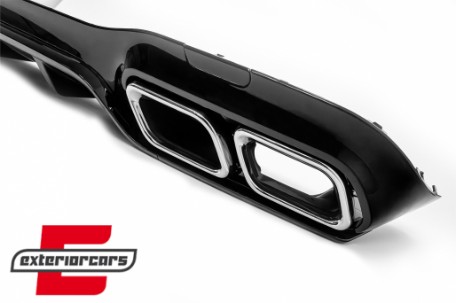 Difuzor zraka & nastavci auspuha E63 AMG dizajn / Mercedes E-klasa W213 S213 Sport Line (2016-2019), RDMBW213TL