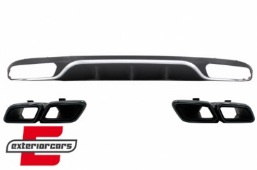 Difuzor zraka & nastavci auspuha E63 AMG dizajn / Mercedes E-klasa W213 S213 Standard (2016-2019), CORDMBW213ANCTYBWOL