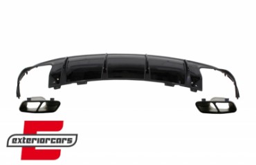 Difuzor zraka & nastavci auspuha Facelift CLA45 AMG dizajn (crna) / Mercedes CLA W117 X117 Shooting Brake (2013-2018), 41352