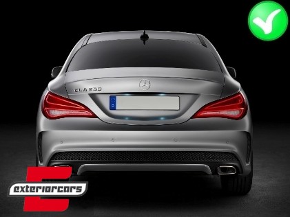 Difuzor zraka & nastavci auspuha Facelift CLA45 AMG dizajn (crna) / Mercedes CLA W117 X117 Shooting Brake (2013-2018), 41352
