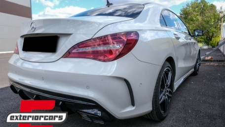 Difuzor zraka & nastavci auspuha Facelift CLA45 AMG dizajn (crna) / Mercedes CLA W117 X117 Shooting Brake (2013-2018), 41352