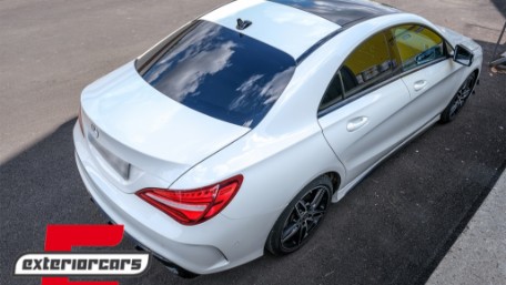 Difuzor zraka & nastavci auspuha Facelift CLA45 AMG dizajn (crna) / Mercedes CLA W117 X117 Shooting Brake (2013-2018), 41352