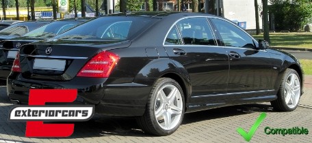 Difuzor zraka & nastavci auspuha Facelift S63 S65 AMG dizajn / Mercedes S-klasa W221 (2005-2013), CORDMBW221B