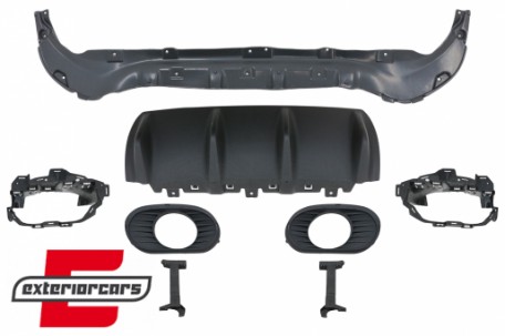 Difuzor zraka & nastavci auspuha GLB35 AMG dizajn Night paket / Mercedes GLB X247 SUV (2019-04.2023), RDMBX247GLB35B