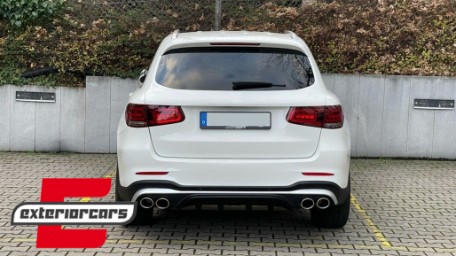 Difuzor zraka & nastavci auspuha GLC43 AMG dizajn / Mercedes GLC SUV X253 Facelift (2020-2022), RDMBGLC253F43S