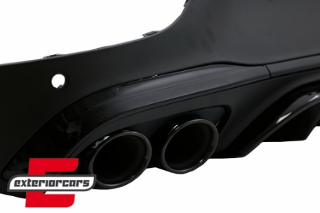 Difuzor zraka & nastavci auspuha GLC43 AMG dizajn Night paket / Mercedes GLC Coupe Facelift C253 (2020-), RDMBGLCC253F43B