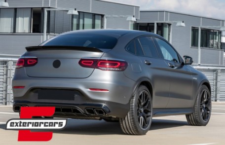 Difuzor zraka & nastavci auspuha GLC63 AMG dizajn (crna) / Mercedes GLC Coupe Facelift C253 (2020-), RDMBGLCC253FB