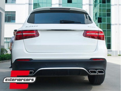 Difuzor zraka & nastavci auspuha GLC63 AMG dizajn / Mercedes GLC X253 SUV (2015-07.2019), RDMBGLCX253N