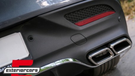 Difuzor zraka & nastavci auspuha GLE63 AMG dizajn (chrome) / Mercedes GLE Coupe C292 Sport Line (2015-2019), RDMBGLEC292