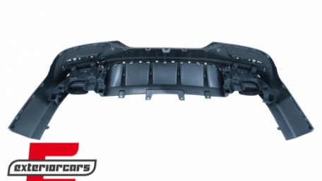 Difuzor zraka & nastavci auspuha GLE63 AMG dizajn (chrome) / Mercedes GLE Coupe C292 Sport Line (2015-2019), RDMBGLEC292