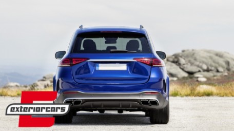 Difuzor zraka & nastavci auspuha GLE63 AMG dizajn / Mercedes GLE W167 SUV V167 Sport Line (2019-), RDMBGLE63W167