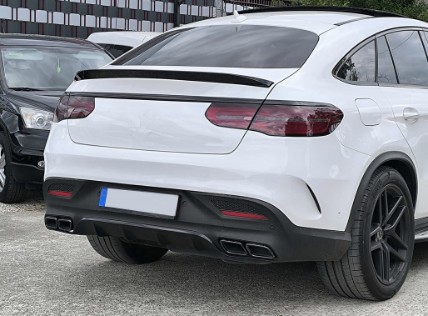 Difuzor zraka & nastavci auspuha GLE63 AMG dizajn Night paket / Mercedes GLE Coupe C292 Sport Line (2015-2019), RDMBGLEC292B