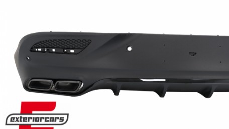 Difuzor zraka & nastavci auspuha GLE63 AMG dizajn Night paket / Mercedes GLE Coupe C292 Sport Line (2015-2019), RDMBGLEC292B