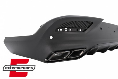 Difuzor zraka & nastavci auspuha GLE63 AMG dizajn Night paket / Mercedes GLE Coupe C292 Sport Line (2015-2019), RDMBGLEC292B