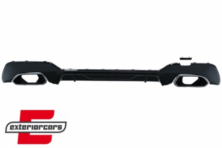 Difuzor zraka & nastavci auspuha M340i M look (chrome) / BMW serije 3 G20 G28 limuzina G21 karavan (2018-06.2022), RDMBG20MP