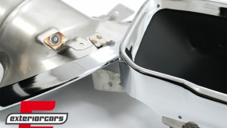 Difuzor zraka & nastavci auspuha M340i M look (chrome) / BMW serije 3 G20 G28 limuzina G21 karavan (2018-06.2022), RDMBG20MP